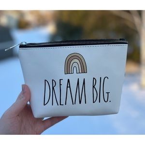 NEW Rae Dunn DREAM BIG Makeup/Cosmetic Bag